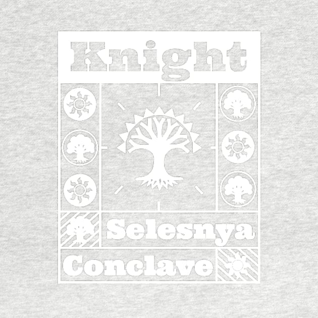 Selesnya Conclave | Knight | MTG Guild White on Green Design by ChristophZombie